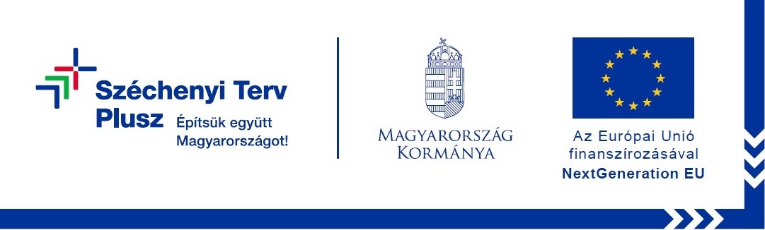 Széchenyi Terv Plusz, Magyarország Kormánya, Az Európai Unió finanszírozásával NextGeneration EU