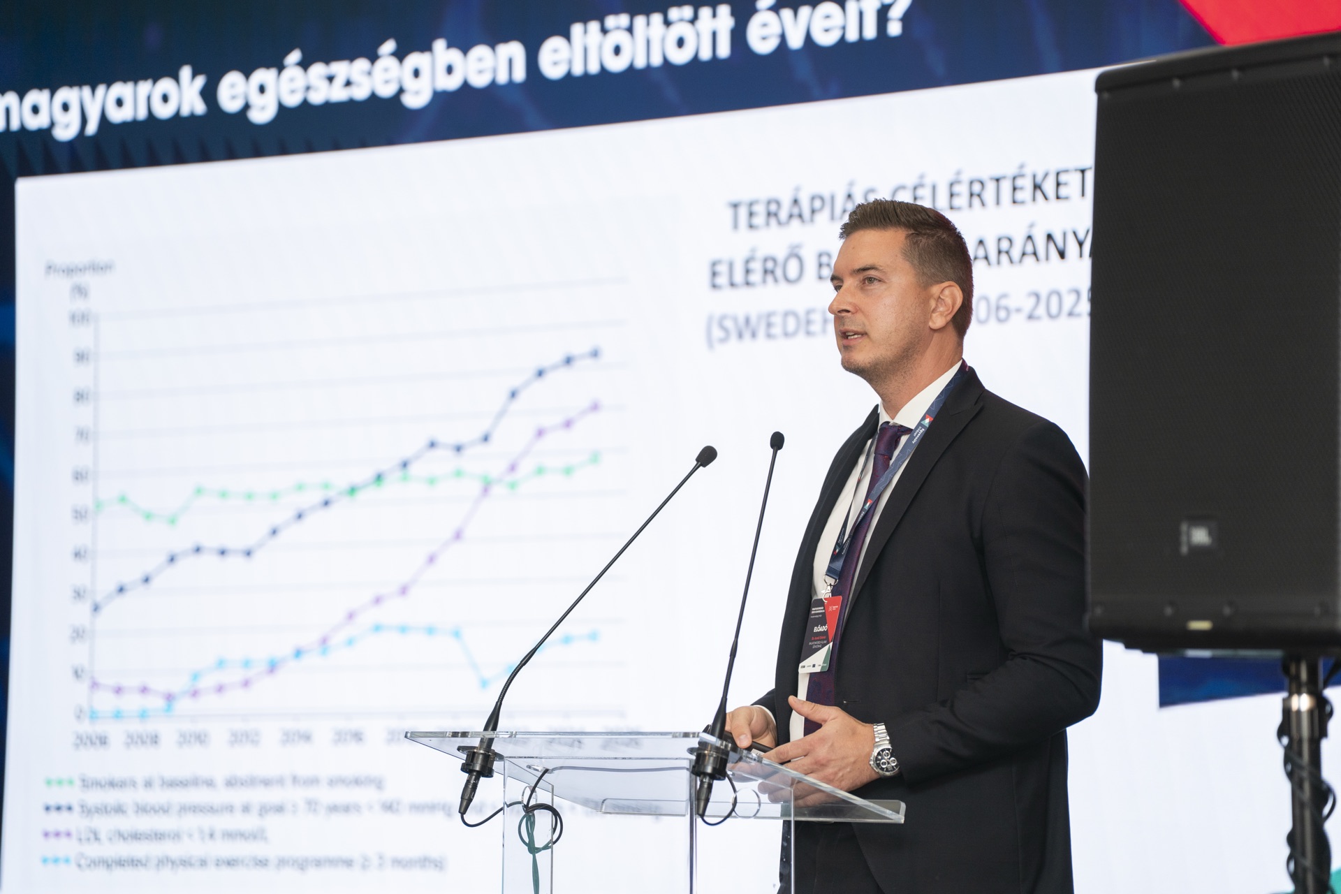 Dr. Aradi Dániel előad az Egyensúly Intézet konferenciáján
